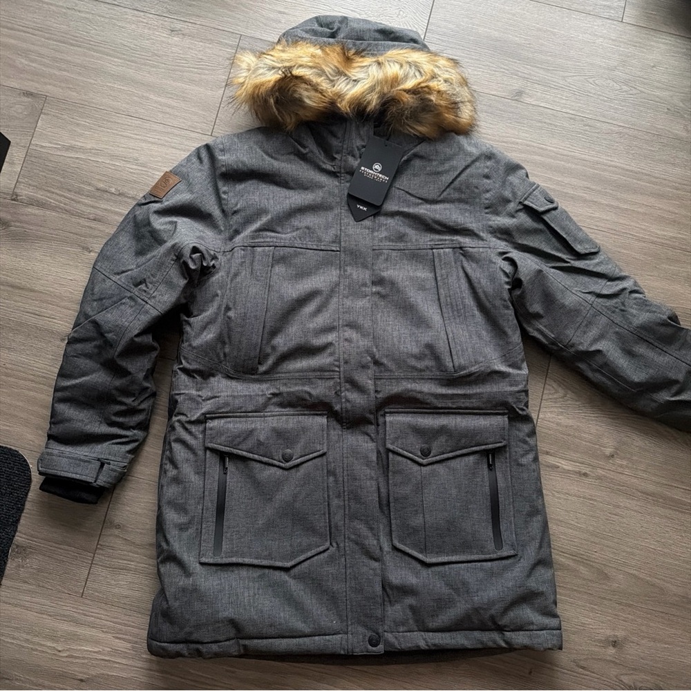 -NEW STORMTECH Performance H2Xtreme 10k Hooded Waterproof Parka Jacket Womens M